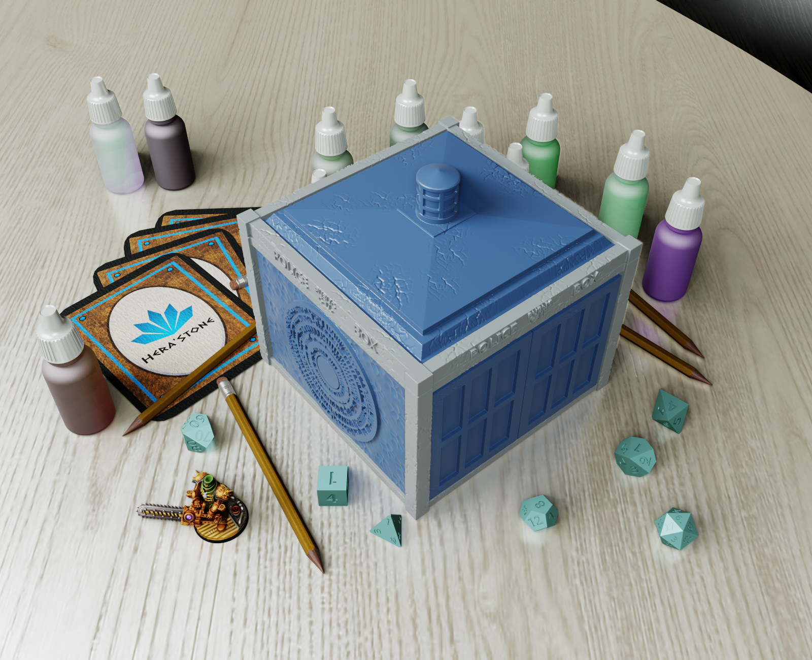 Police box organizer